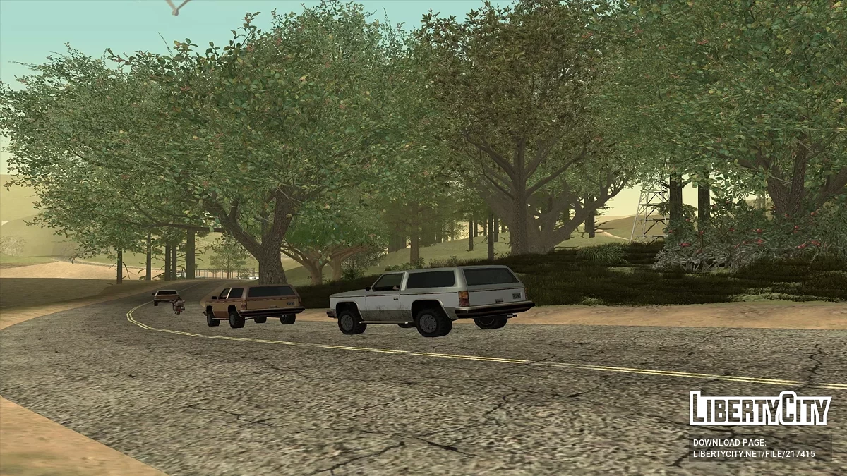 Больше растительности в округе Tierra Robada (+ MTA ver) / GTA San Andreas