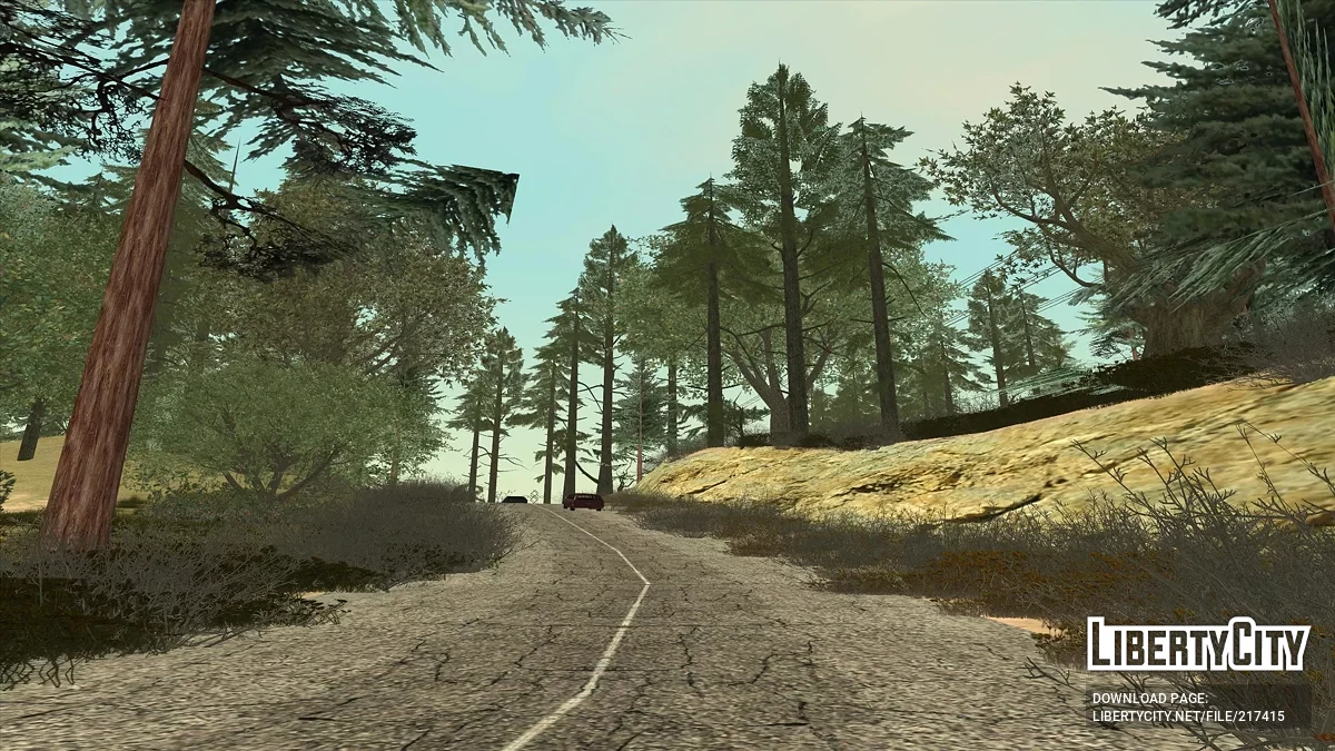 Больше растительности в округе Tierra Robada (+ MTA ver) / GTA San Andreas