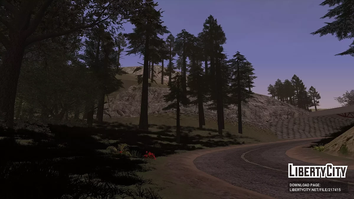 Больше растительности в округе Tierra Robada (+ MTA ver) / GTA San Andreas