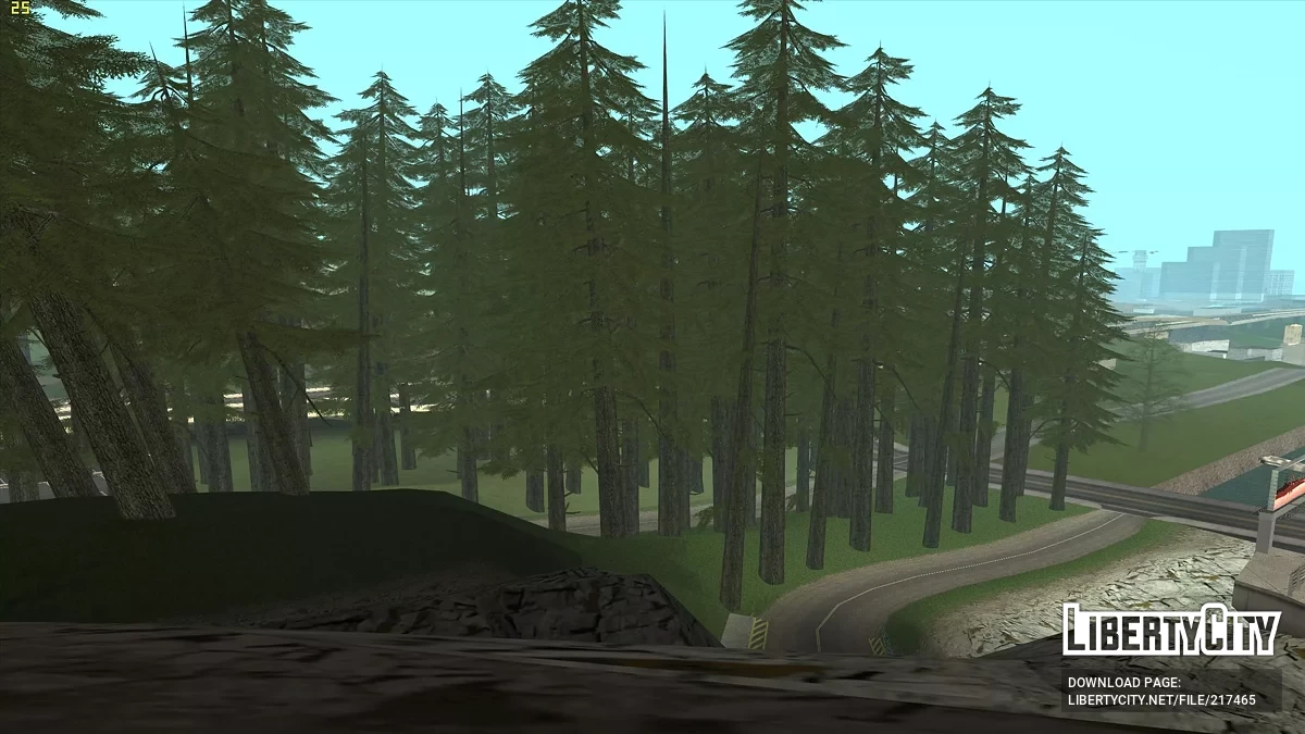 Больше растительности в San Fierro / GTA San Andreas