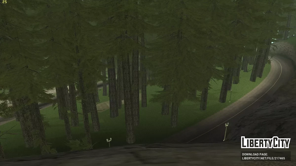 Больше растительности в San Fierro / GTA San Andreas
