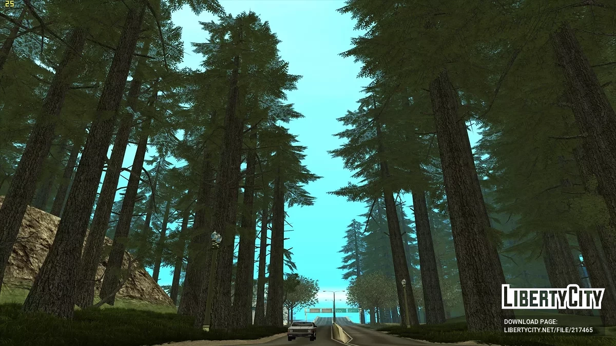 Больше растительности в San Fierro / GTA San Andreas