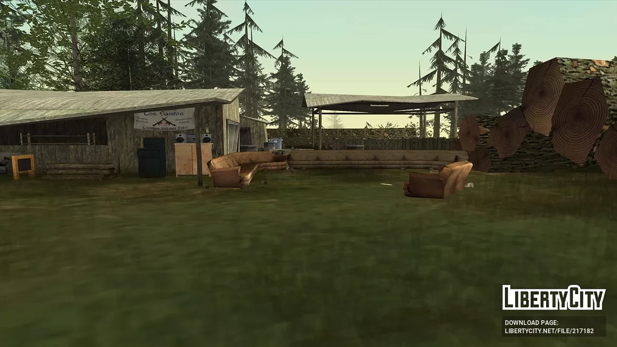 Обновленная лесопилка в Паноптикуме ( + для SAMP и MTA) / GTA San Andreas