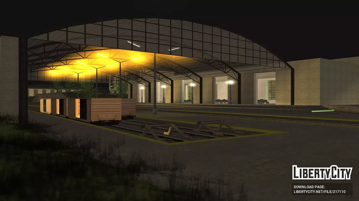 Освещение вокзалов в SF и LV / GTA San Andreas