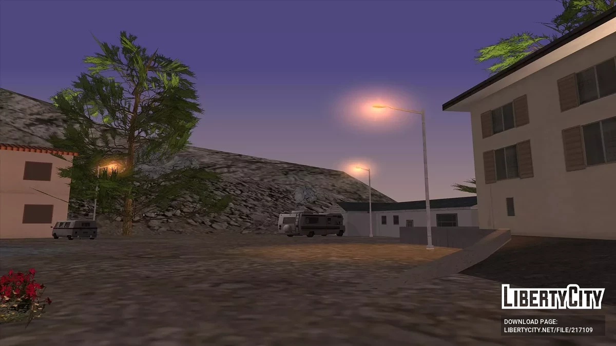 Маленький городок на вершине горы Чилиад / GTA San Andreas