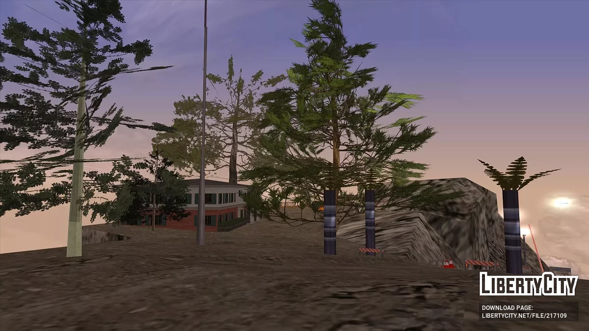 Маленький городок на вершине горы Чилиад / GTA San Andreas