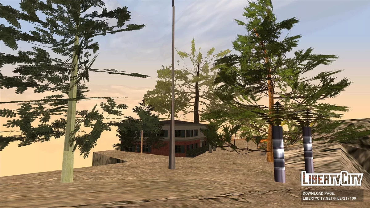 Маленький городок на вершине горы Чилиад / GTA San Andreas