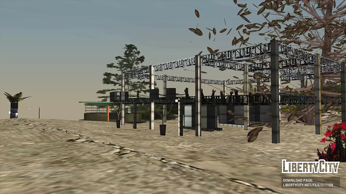 Маленький городок на вершине горы Чилиад / GTA San Andreas