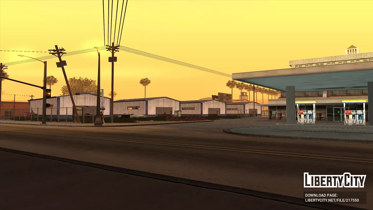 Ремонтные боксы под Вайнвудом / GTA San Andreas