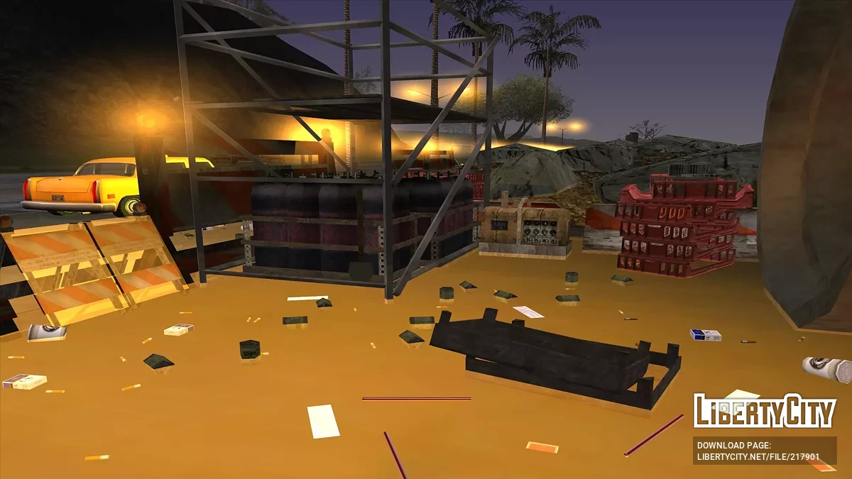 Ремонтные работы на дорогах / GTA San Andreas