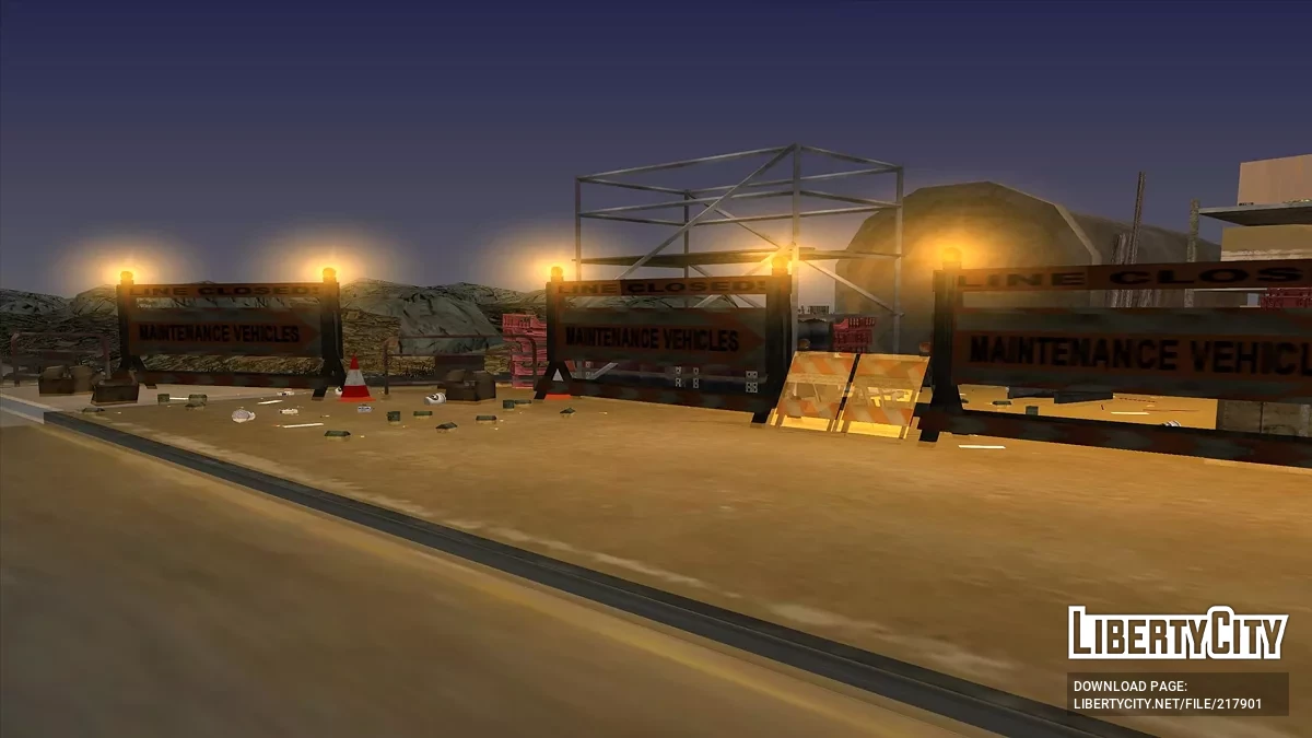 Ремонтные работы на дорогах / GTA San Andreas