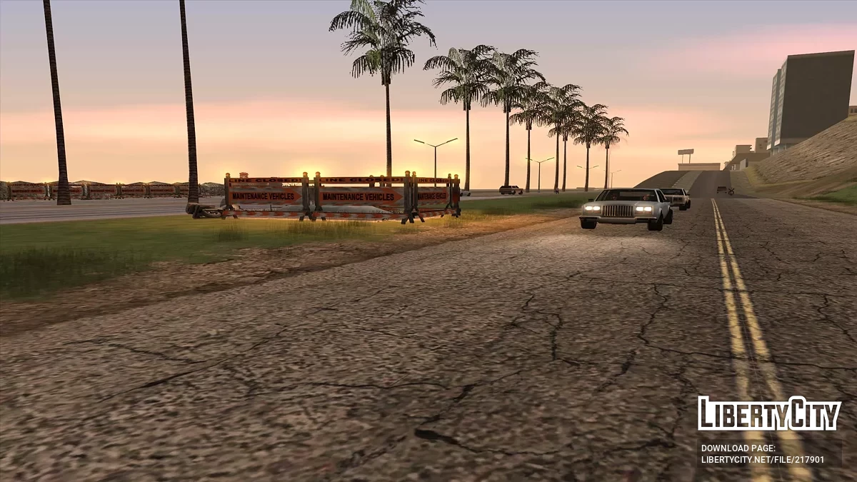 Ремонтные работы на дорогах / GTA San Andreas