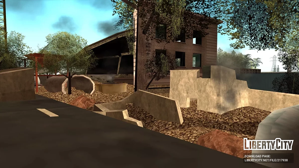 Стройка в Гантоне / GTA San Andreas
