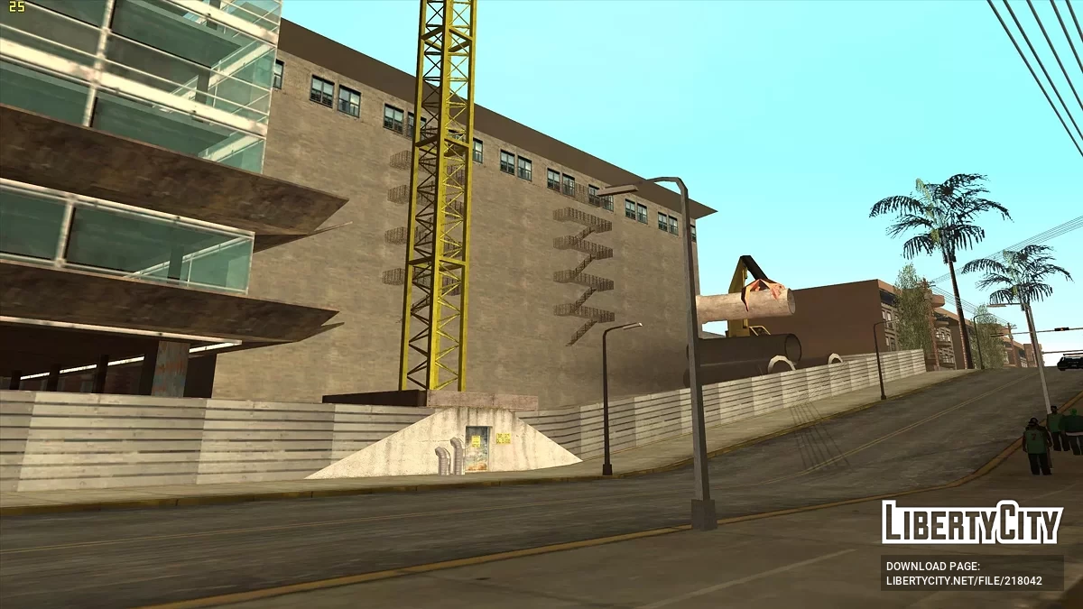 Улучшенная стройка у Скейт Парка / GTA San Andreas