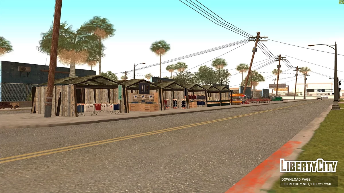 Вещевой рынок в Гантоне / GTA San Andreas