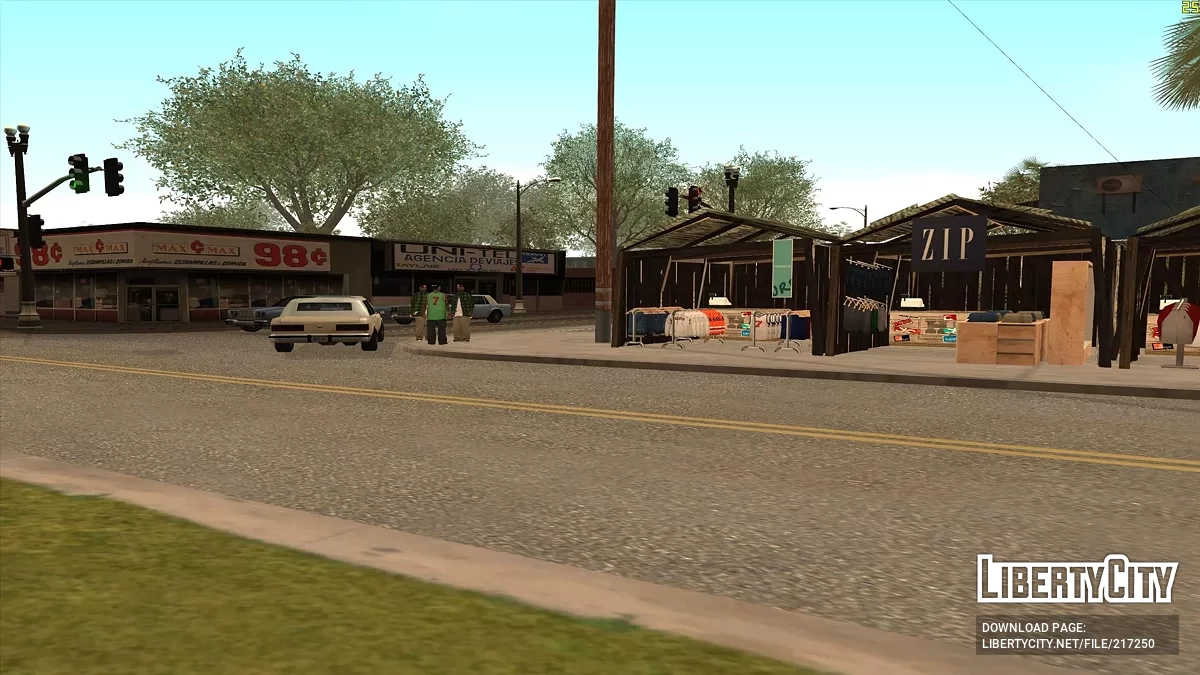Вещевой рынок в Гантоне / GTA San Andreas