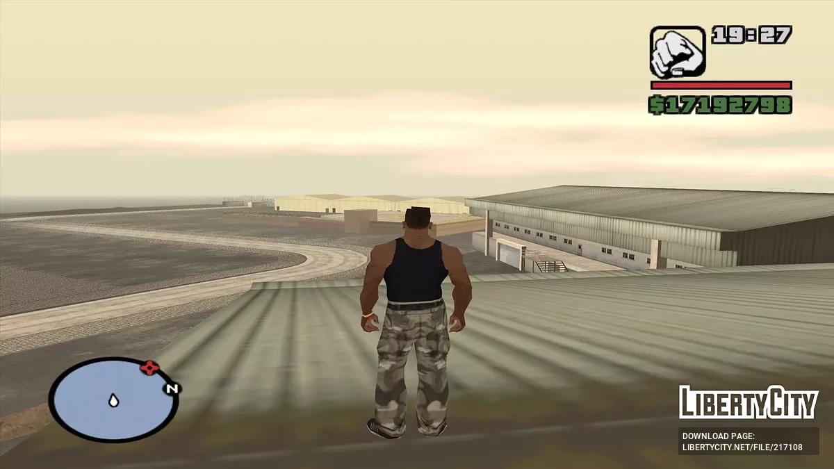 Военная база у берегов LS / GTA San Andreas