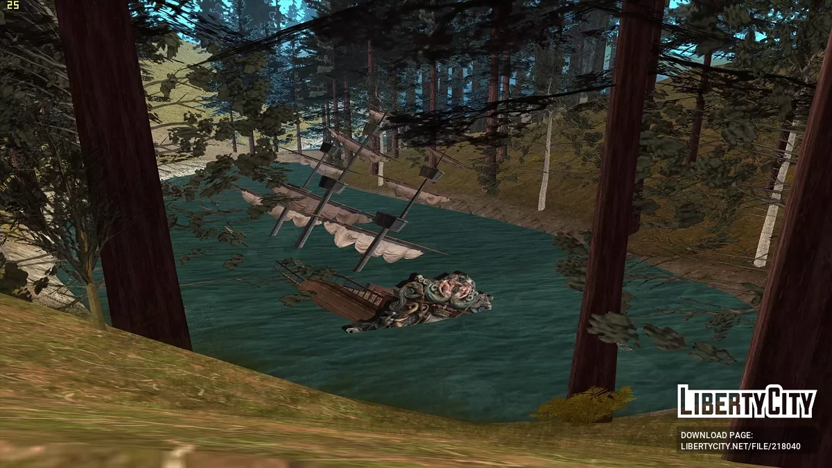 Затонувшее судно / GTA San Andreas