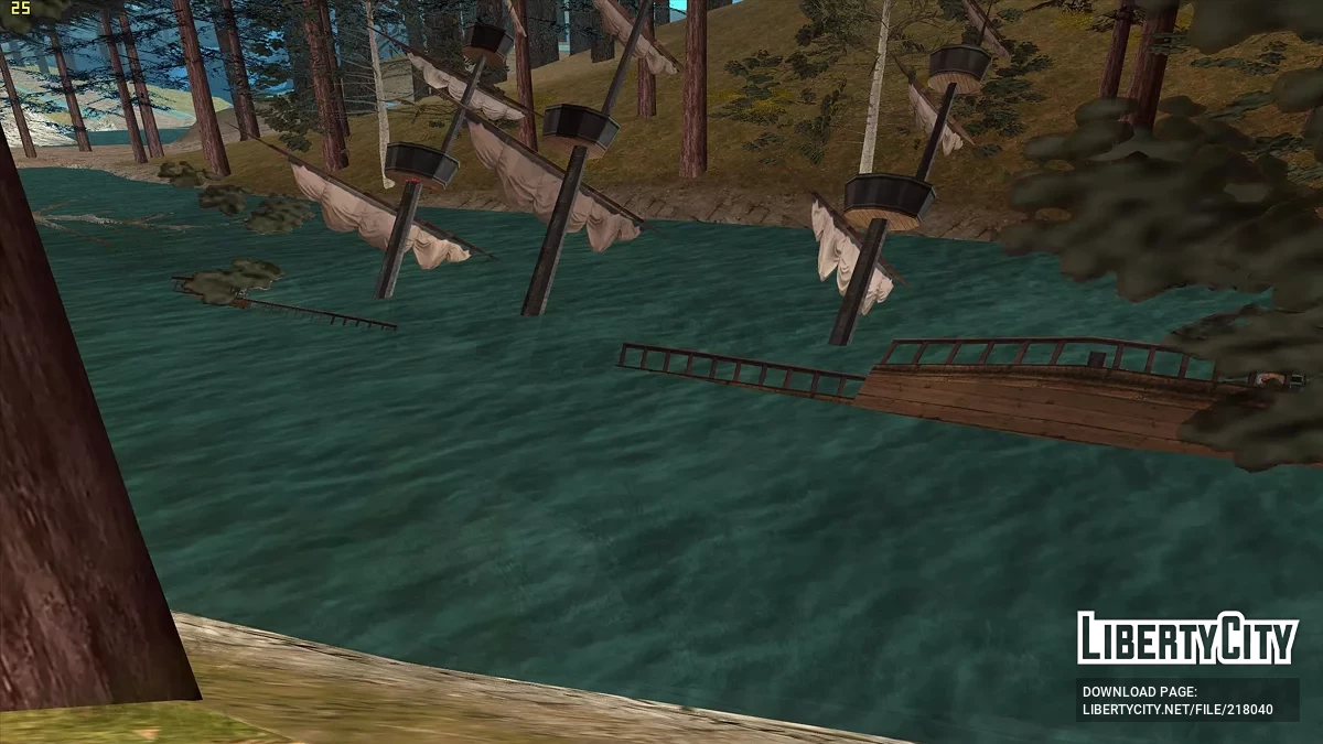 Затонувшее судно / GTA San Andreas