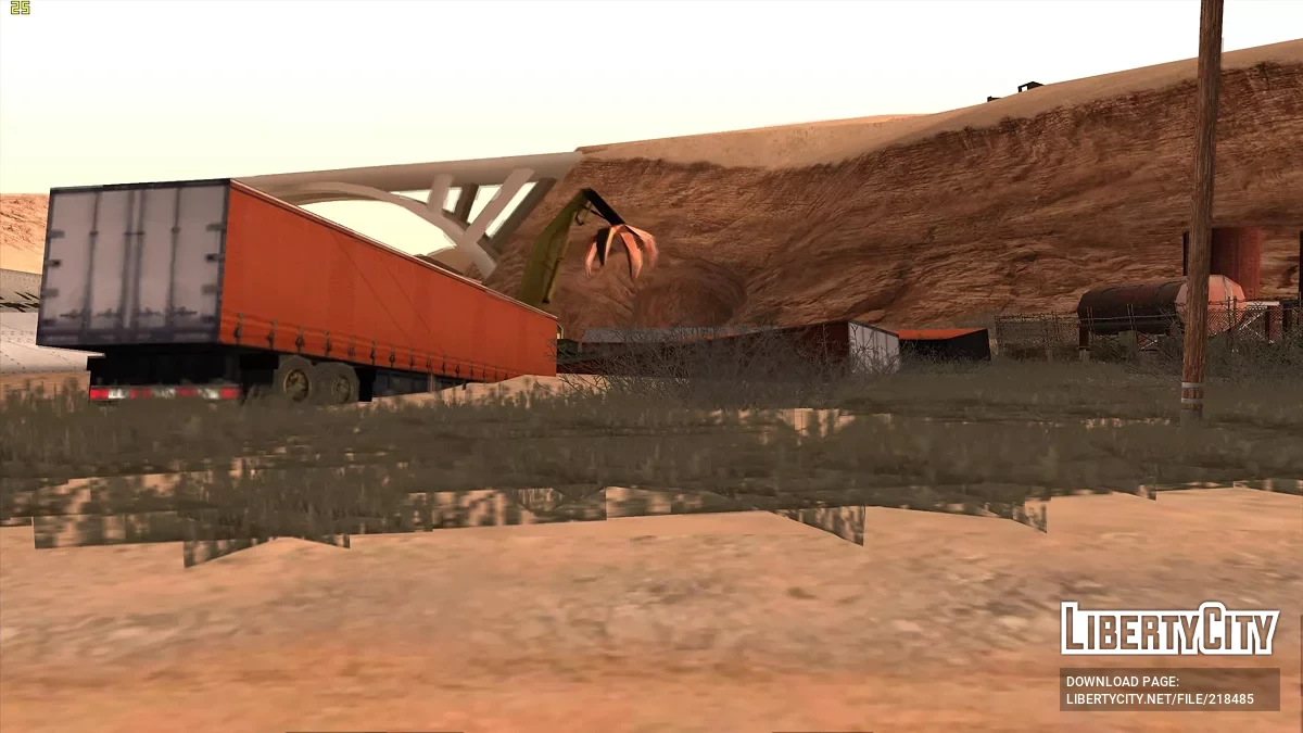 Улучшенный заброшенный аэропорт в пустыне / GTA San Andreas