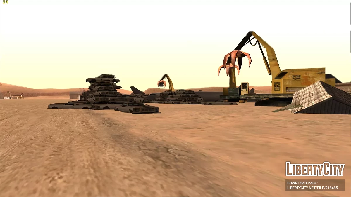 Улучшенный заброшенный аэропорт в пустыне / GTA San Andreas