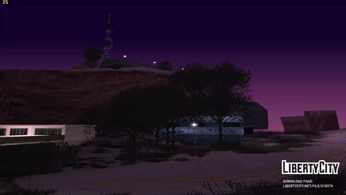 Метео обьекты в горах пустыни / GTA San Andreas