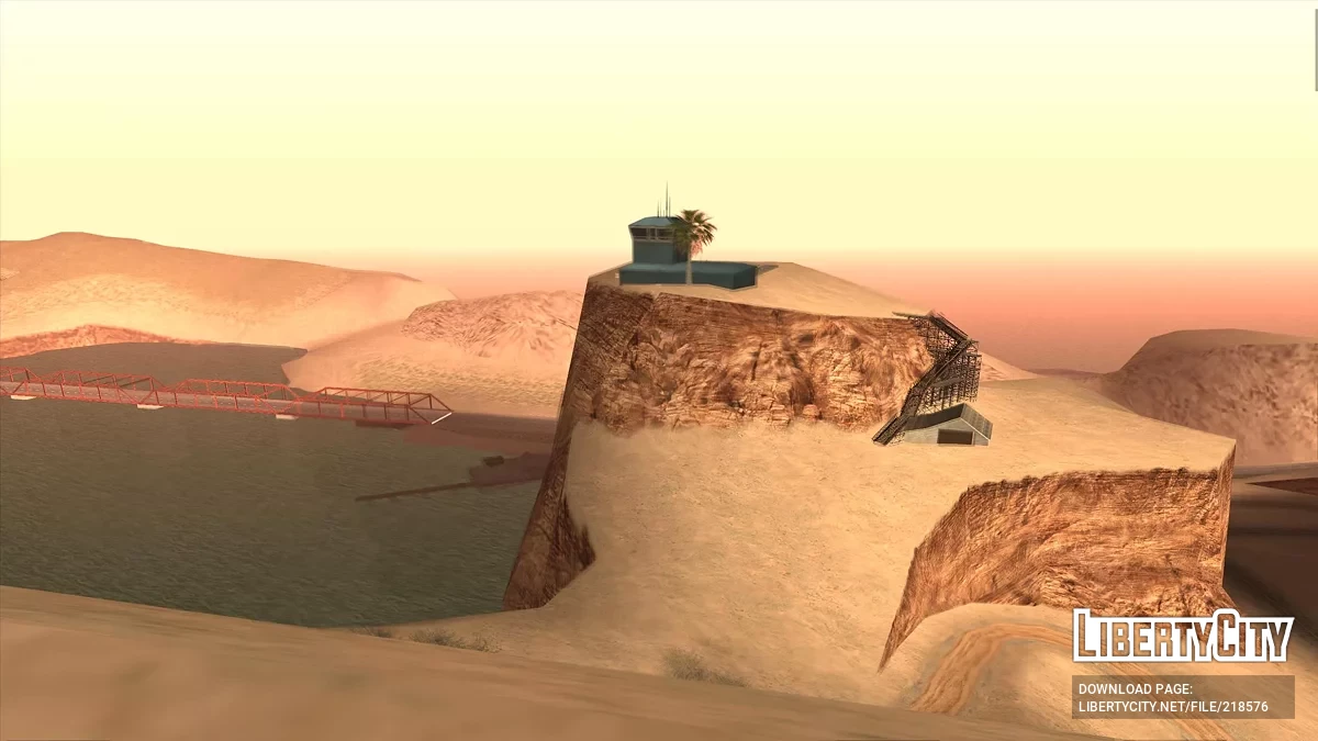 Метео обьекты в горах пустыни / GTA San Andreas