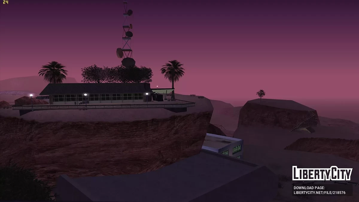 Метео обьекты в горах пустыни / GTA San Andreas
