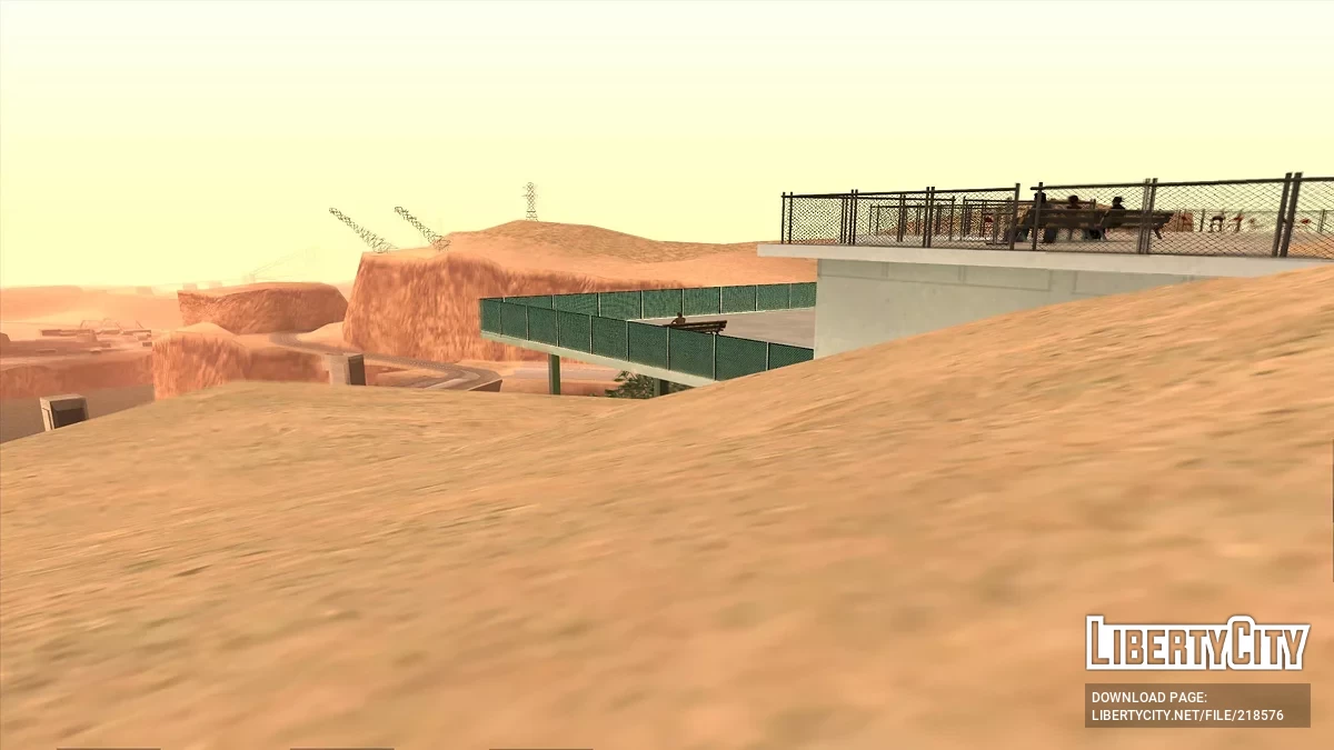 Метео обьекты в горах пустыни / GTA San Andreas
