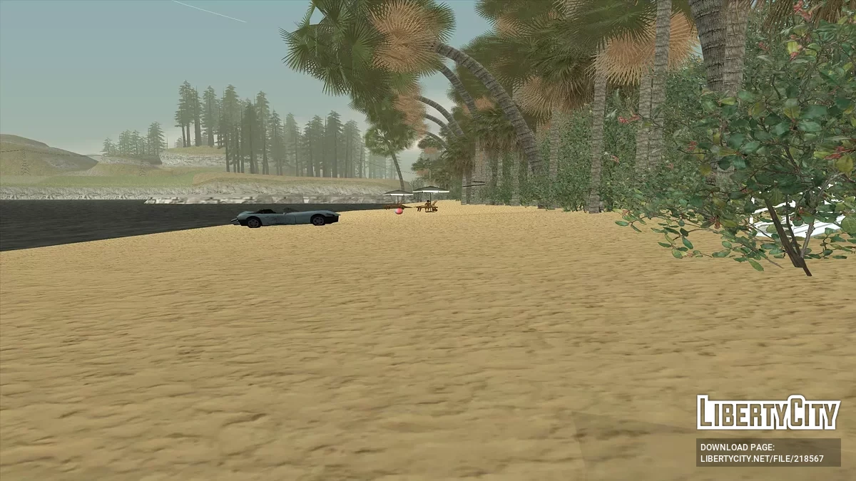 Новый пляж в LS / GTA San Andreas