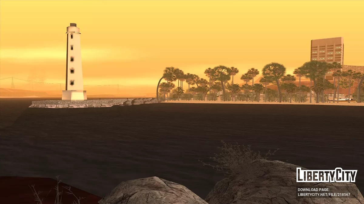 Новый пляж в LS / GTA San Andreas