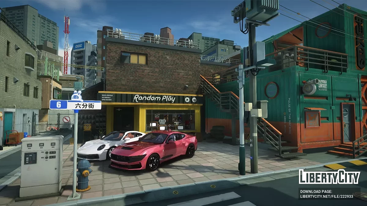 Карта Шестой Улицы из Zenless Zone Zero / GTA San Andreas