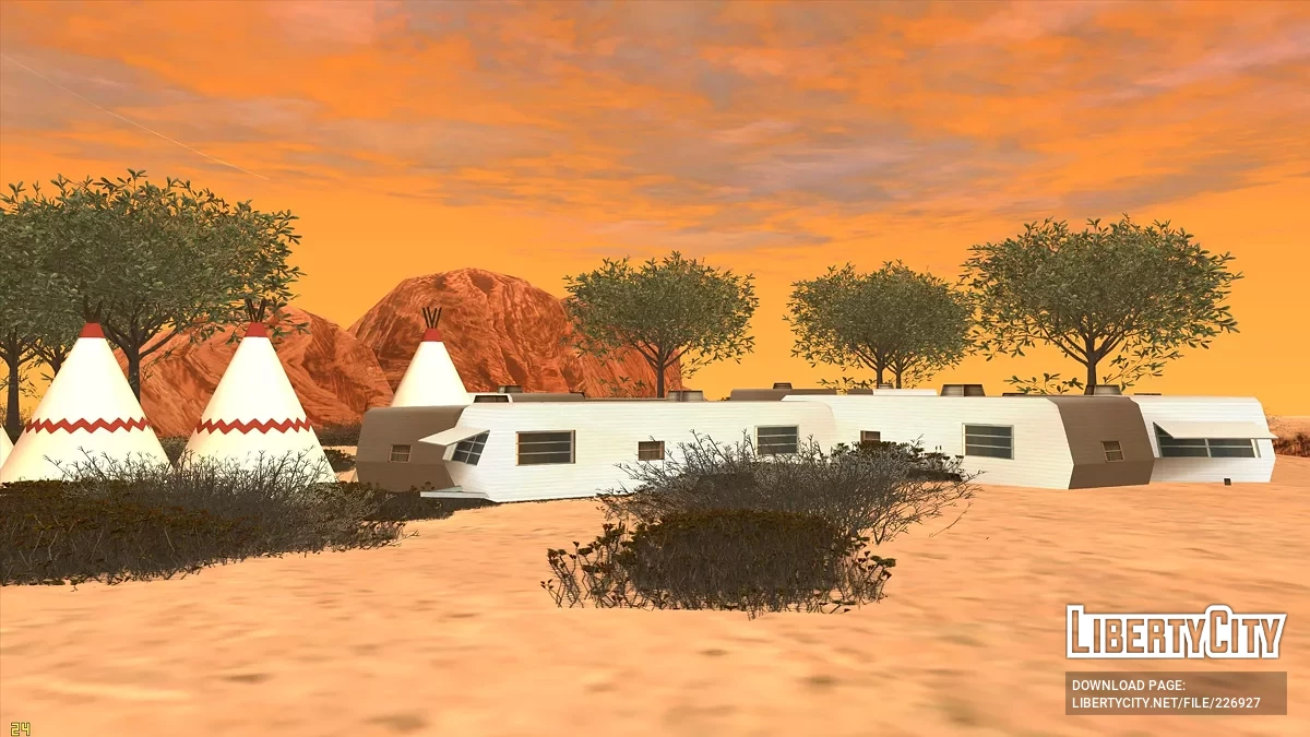 Кемпинг в горах / GTA San Andreas