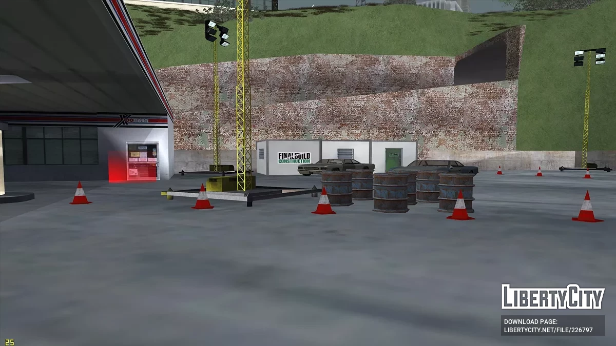 Ремонт заправки в Бухте Пасхи / GTA San Andreas