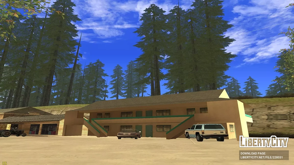 Загородный Отель с АЗС / GTA San Andreas