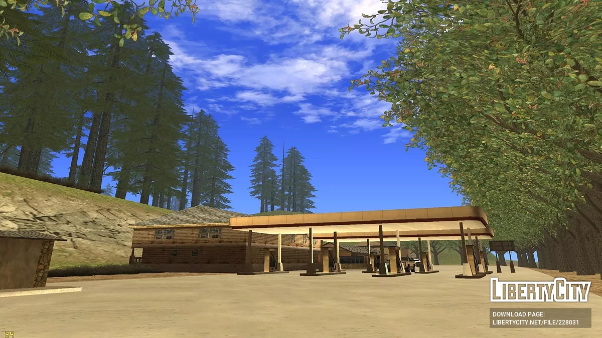 Загородный Отель с АЗС / GTA San Andreas