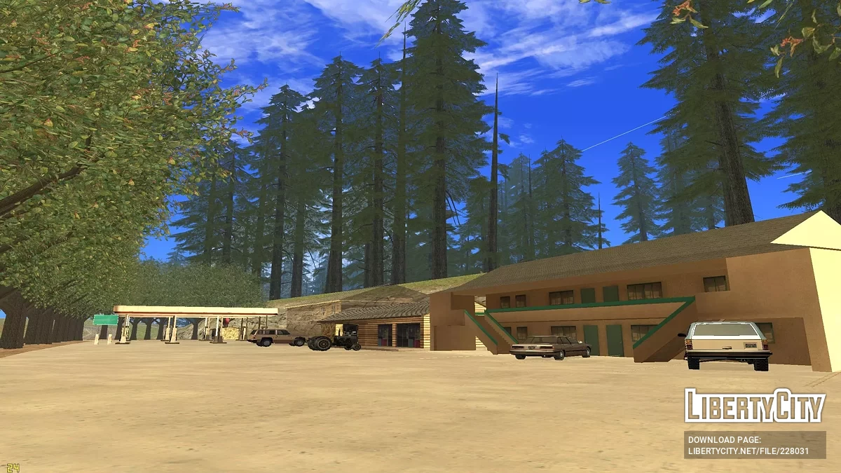 Загородный Отель с АЗС / GTA San Andreas