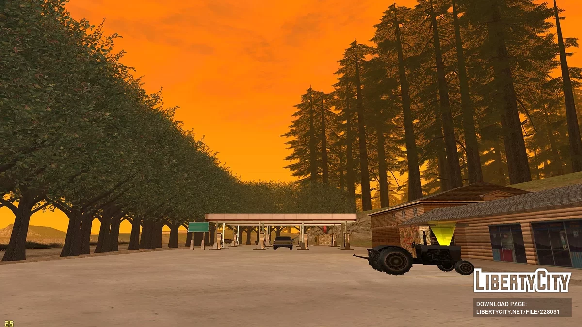 Загородный Отель с АЗС / GTA San Andreas