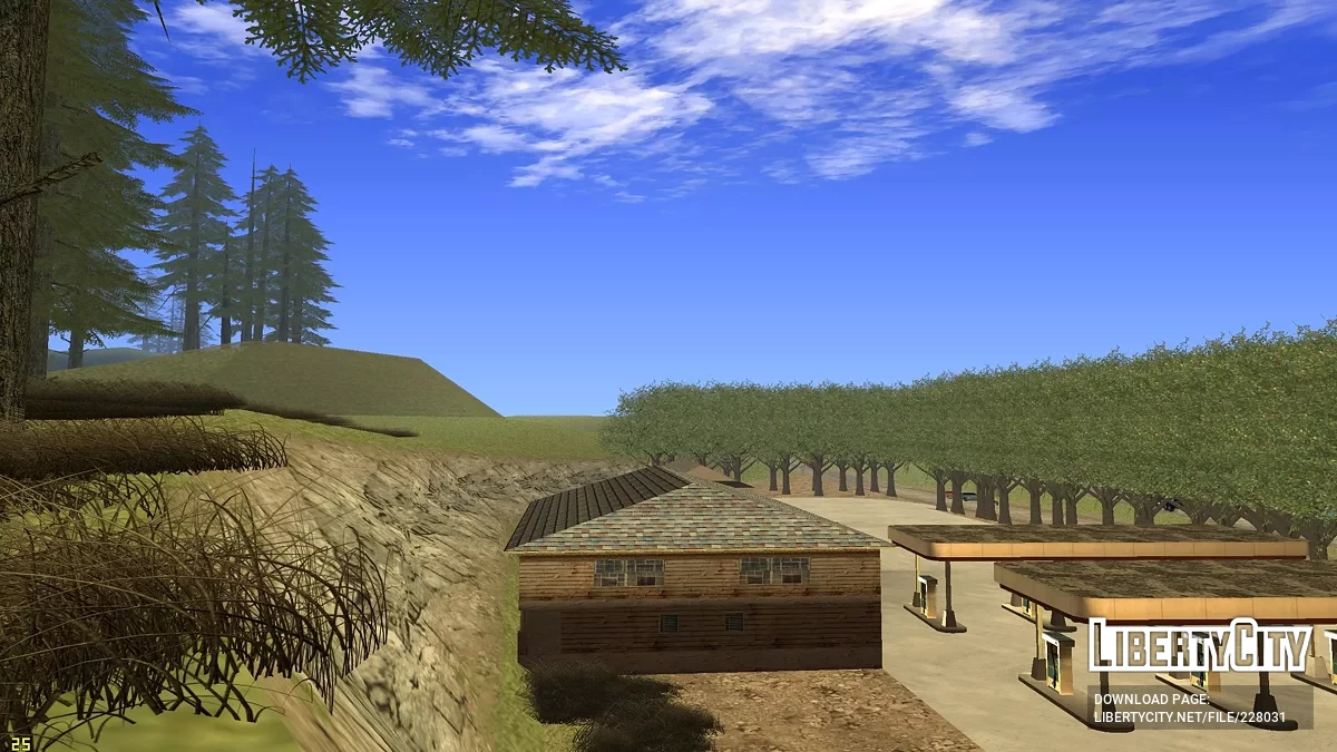 Загородный Отель с АЗС / GTA San Andreas