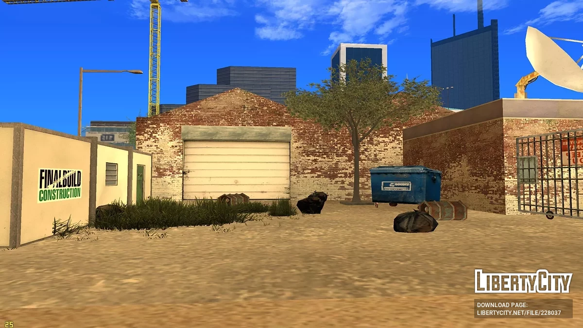Запущенный гараж в Доэрти - HERO Workshop / GTA San Andreas