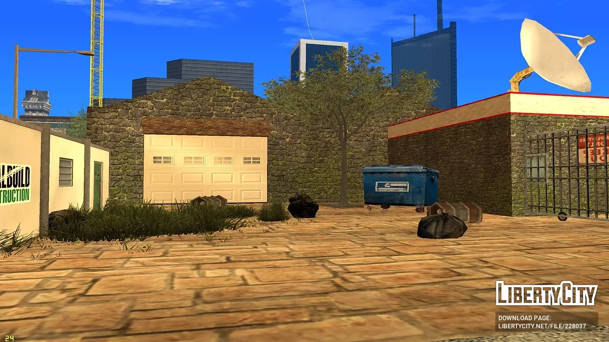 Запущенный гараж в Доэрти - HERO Workshop / GTA San Andreas