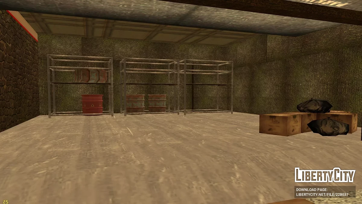 Запущенный гараж в Доэрти - HERO Workshop / GTA San Andreas