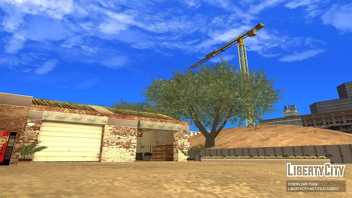Запущенный гараж в Доэрти - HERO Workshop / GTA San Andreas