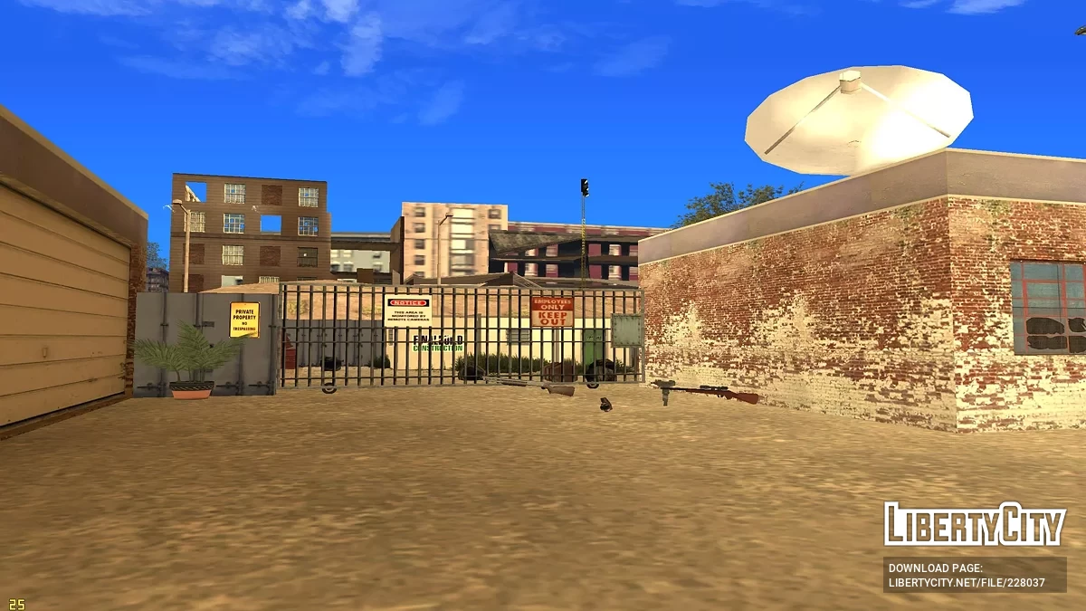 Запущенный гараж в Доэрти - HERO Workshop / GTA San Andreas