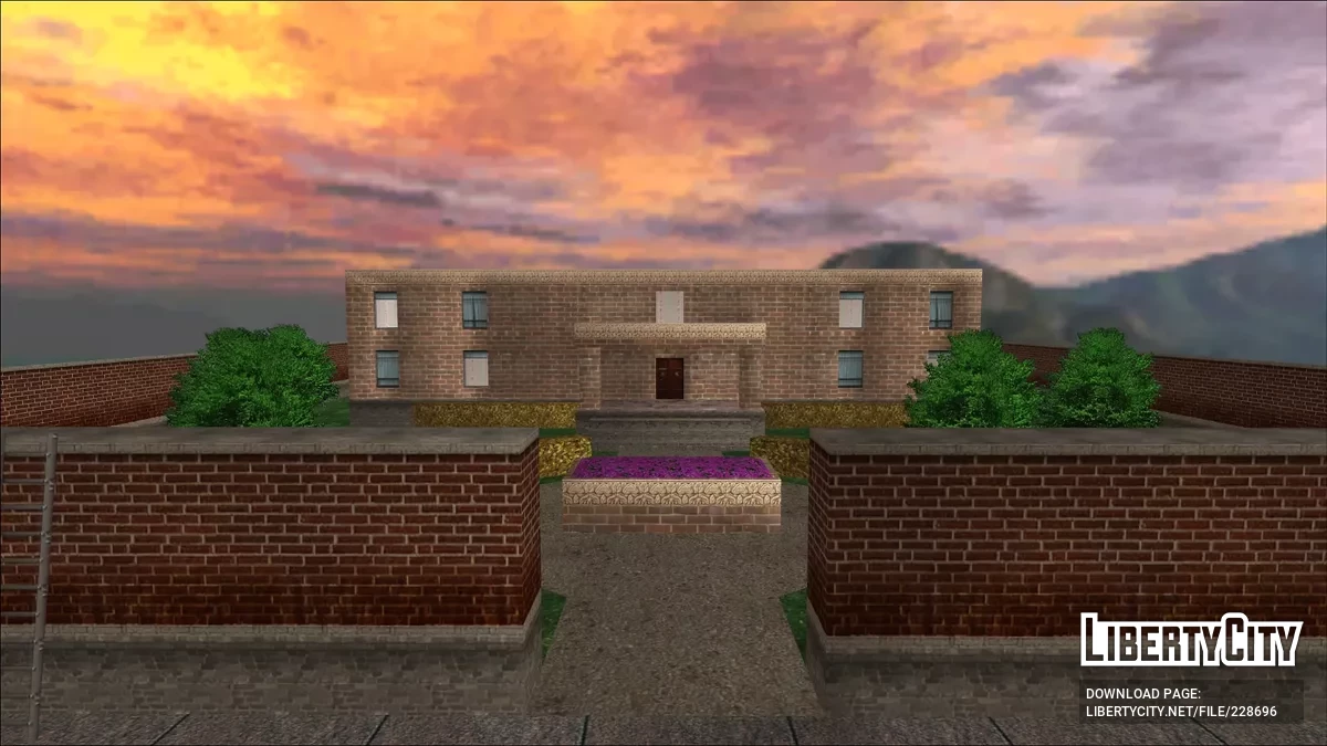 cs_estate из Counter-Strike 1.6 / GTA San Andreas