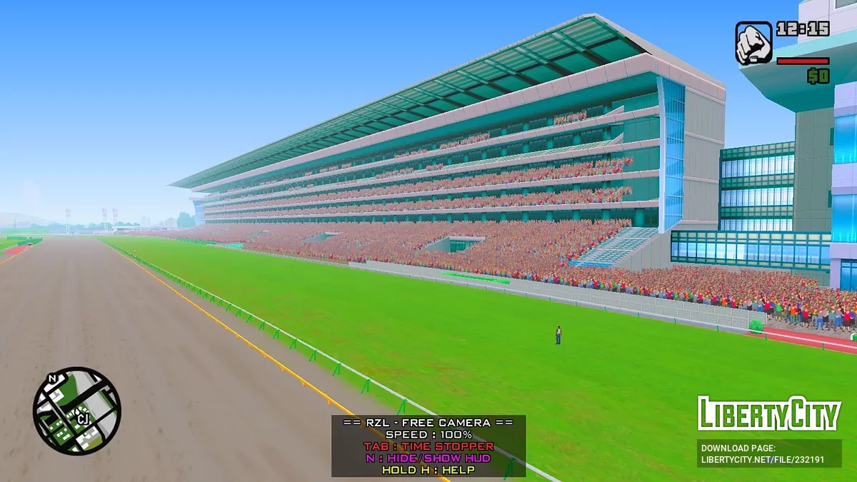 Гоночный трек из Uma Musume / GTA San Andreas