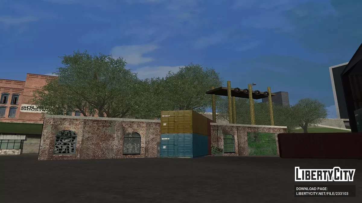 Больше объектов в доках San-Fierro / GTA San Andreas