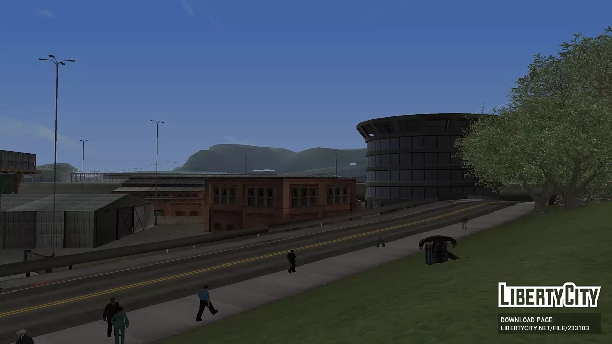 Больше объектов в доках San-Fierro / GTA San Andreas