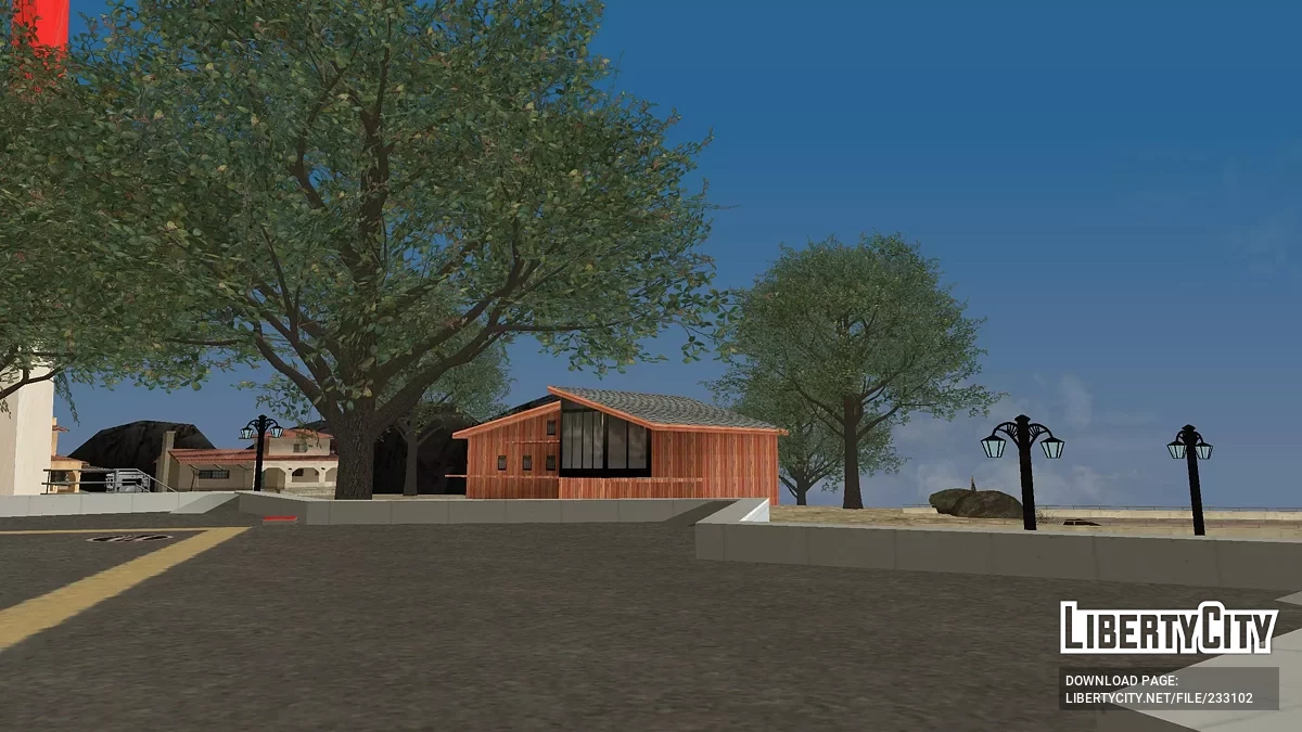 Гора Чилиад с трассой / GTA San Andreas