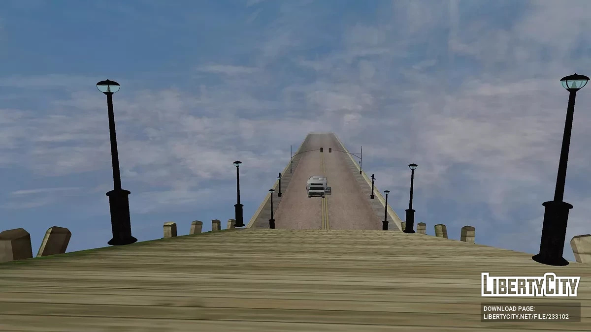 Гора Чилиад с трассой / GTA San Andreas